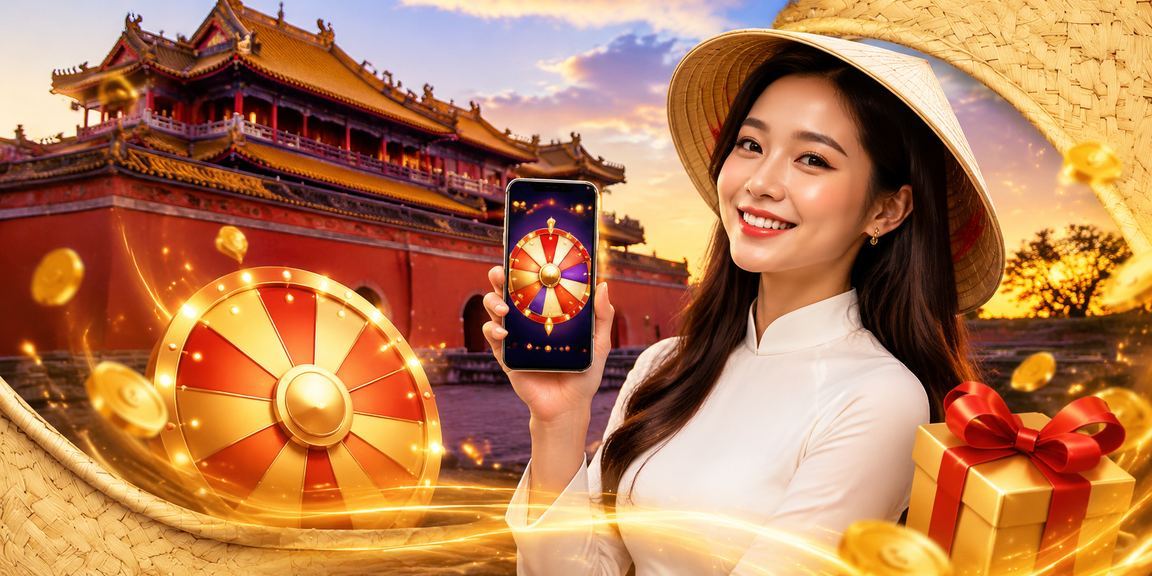 Bàn roulette với cảm hứng Huế và nón lá cho phần danh mục live casino