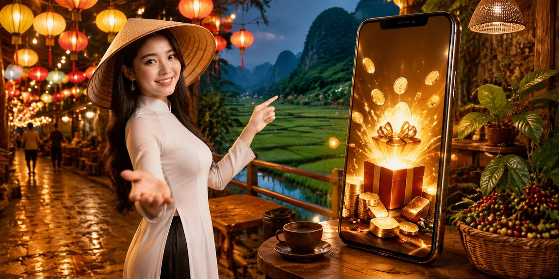 Quán cà phê Ninh Bình minh họa bước kiểm tra nạp VND của người dùng